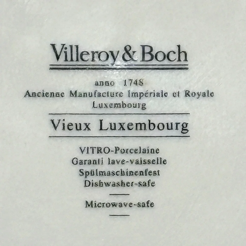 Vieux Luxembourg Villeroy & Boch Blue White 8
